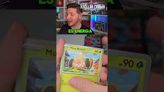 La REACCION lo dice todo stellarcrown pokemon aperturapokemon tcg cartas pokemontcg 3 [upl. by Luthanen]