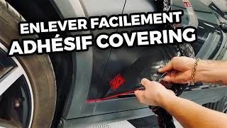 Enlever facilement son adhésif de covering wrapping ici sur SEAT ARONA noir mat satiné adhésif 3M [upl. by Ardni]