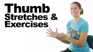 7 Thumb Joint CMC Stretches amp Exercises [upl. by Adiela74]