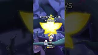 Leveling to 200 nowadays vs in 2008 maplestory shorts [upl. by Dry]