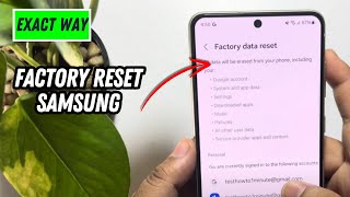 How To Factory Reset Samsung  Reset Samsung to Factory Settings [upl. by Annohs]