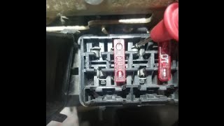 Honda VF750C MAGNA 1994 fault to ground starter circuit [upl. by Nwahsal]