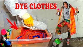 HYDRO DIPPING SHOES AND CLOTHES  DIY LIFEHACKS [upl. by Virgilio228]