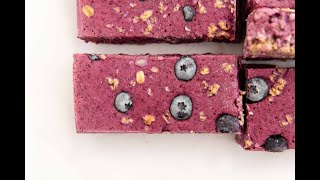 Frozen Blueberry Breakfast Bars [upl. by Delle959]