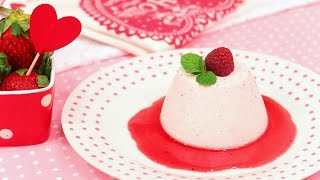 Gelatina de Fresas con Crema [upl. by Joella501]