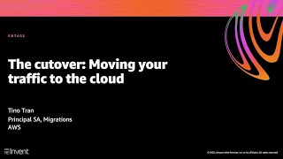 AWS reInvent 2020 The cutover Moving your traffic to the cloud [upl. by Richers]