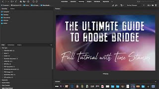 Ultimate Guide to Adobe BridgeLatest Version [upl. by Akcira]