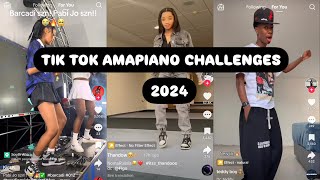 Best of amapiano dance challenges  2024 🔥🥵😱 tiktokamapianodances tiktokviral amapiano trending [upl. by Festa]