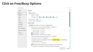 Dont want to share freebusy information with others in outlook calendar [upl. by Novart]