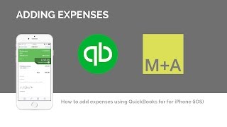 Adding Expenses  QuickBooks App for iPhone and iPad iOS [upl. by Sikram162]