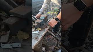 Part 38  Hammered it the wrong way  Off Grid Solar Panel Rack Anchors Crafty Lab Homestead [upl. by Ennirac]