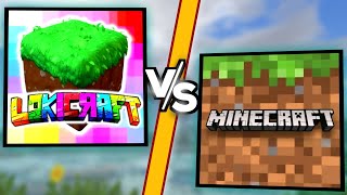 ComparisonMinecraft Vs Lokicraft 😱 [upl. by Ahtnama]