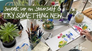 Try Something New STILL LIFE PAINTING WITH GOUACHE artist howtopaint Vlog 48 [upl. by Alta510]