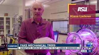 University researchers behind new push for quotmechanical treesquot to help capture CO2 [upl. by Alden]