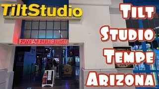 Tilt Studio Arcade Tour Tempe Arizona [upl. by Ebeohp329]