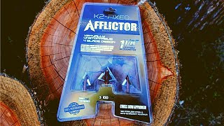 Afflictor K2 Fixed Blade Broadhead Review [upl. by Dhruv]