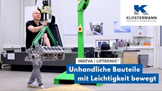 Messtechniker mit Superkräften  Unhandliche Bauteile mit Leichtigkeit bewett  INDEVA Liftronic® [upl. by Ellehcrad]