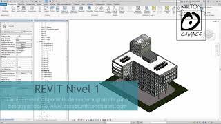 Edificio de Oficinas  Curso Online de Revit Nivel 1 [upl. by Yramanna]