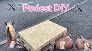 Selber ein Podest für Pferde bauen Podest DIY [upl. by Anilasor]