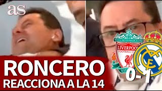 FINAL CHAMPIONS  La REACCIÓN de RONCERO el GOL de VINICIUS y los MILAGROS de COURTOIS  AS [upl. by Gerrit]