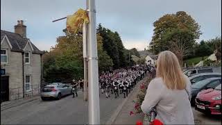 Massed Pipes and Drums at Lairg [upl. by Anavrin]