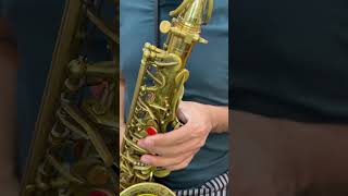 Altissimo F 🔥 saxlick High notes 😍 highnotes saxophone [upl. by Ybloc561]