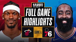 1 HEAT at 4 76ERS  FULL GAME HIGHLIGHTS  May 8 2022 [upl. by Nyrad]