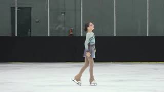 Aryana Sanandaji  Intermediate Women Short Program  2025 Midwestern Sectional Singles Final [upl. by Eixela337]