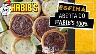 Aprenda a Receita de Massa Esfiha Aberta Habibs [upl. by Nylevol28]