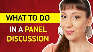 What Does a Panelist Do in a Panel Discussion [upl. by Aikan]