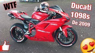 Test Ducati 1098s de 2009  172cv [upl. by Nairrad]