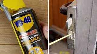 Quietschende Türen Türgummi am Auto pflegen amp vieles mehr SILIKONSPRAY von WD40  Anwendungen [upl. by Marzi]