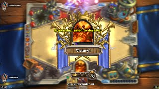 Hearthstone Majordomo Executus Card Gameplay [upl. by Akkinahs698]