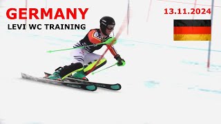 LEVI WC SL Training Sessions 2024  GERMANY W Wednesday [upl. by Shirk]