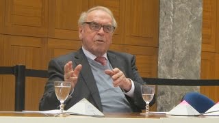 Prof Moltmann at the WCC Lecture on the Future of Theology [upl. by Mikey]