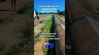 Beside the Perth to Kalgoorlie Water Pipeline travel australia vanlife spring [upl. by Adgam]