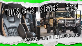 Inside Toms Legendary 79 Land Cruiser – INSANE Sound System amp Custom Interior Part 2 [upl. by Inness436]