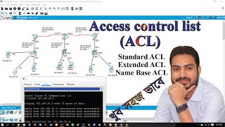 CCNA Bangla Tutorial Class by Class26  Access Control List ACL Bangla [upl. by Ayrotal456]