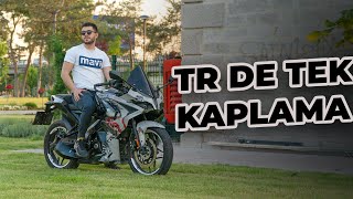 RS200 MOTOSİKLETİME KAPLAMA YAPTIRDIM  RS200 MODİFİYE [upl. by Crow790]