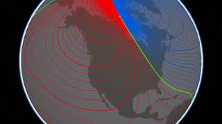 Magnetic Declination from 15902020 [upl. by Llerret]