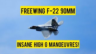 Freewing F22 High G Flying Demo with Onboard Runcam [upl. by Bruyn]