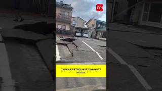 Devastating earthquake shatters roads in Japan  Japan Tsunami  Earthquake in Japan [upl. by Juno217]