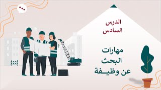 درس مهارات البحث عن وظيفة  بوربوينت جميل جداً ومتكامل مع الحلول مادة التربية المهنية أول ثانوي [upl. by Reitrac]