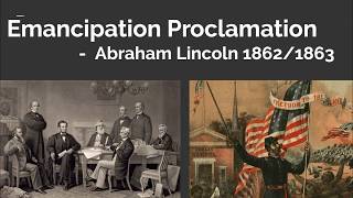 Emancipation Proclamation Explained [upl. by Olethea]