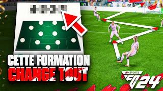 TUTO FC 24  Cette FORMATION CHANGE TOUT  Tactiques Perso  4222 META [upl. by Zennie]