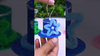 Hat Shaped Ornaments for Christmas Tree Decorations🎄shorts christmas craft diy decor [upl. by Nichola659]