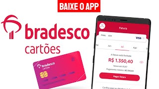 Bradesco Cartões  Como baixar e usar o app Bradesco Cartões no Celular [upl. by Chem341]