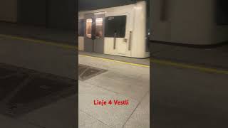 Linje 4 Vestli «Retning sentrum» shorts viralvideo subway [upl. by Danell]