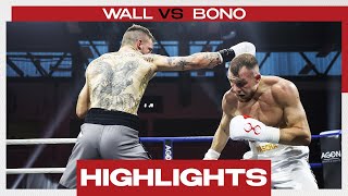 HIGHLIGHTS  Paul Wall vs Simone Bono Super Welterweight [upl. by Wittenburg]