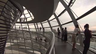 Berlin Germany  Reichstag Dome at the Bundestag HD 2013 [upl. by Lars]